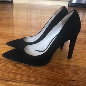 Black Suede Zara Pumps